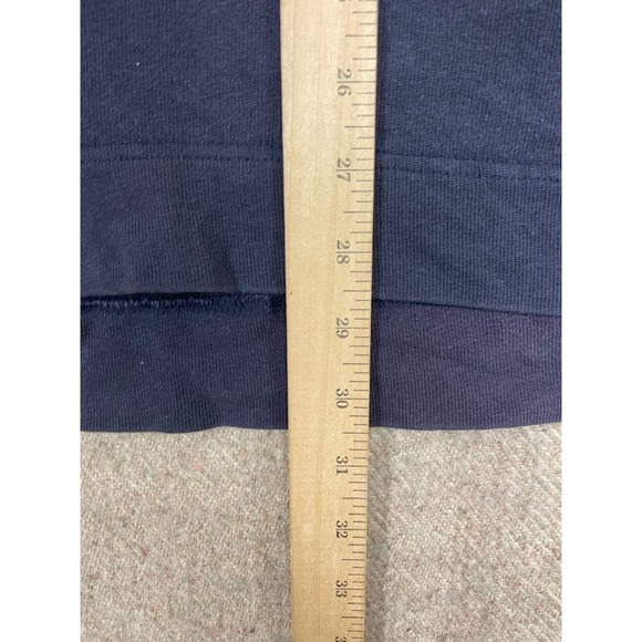 VINTAGE AMERICAN EAGLE STRIPED SHIRT MENS MEDIUM RED 2000S Y2K RUGBY LONG SLEEVE - Picture 9 of 11